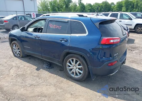 2018 Jeep Cherokee Limited 4X4 из США, поврежденный, VIN 1C4PJMDX2JD568593